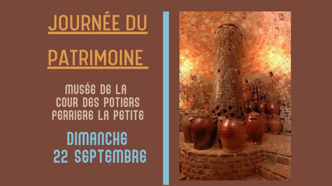 22 septembre : Fête du Patrimoine